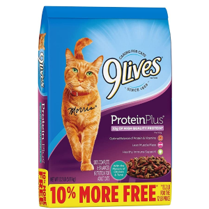 9Lives 成年猫高蛋白猫粮 13.2磅 @ Amazon 