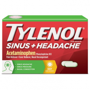 Amazon官网 Tylenol 泰诺多症状感冒药 不嗜睡 24粒