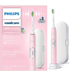 Philips Sonicare 6100 电动牙刷,粉色 @ Amazon
