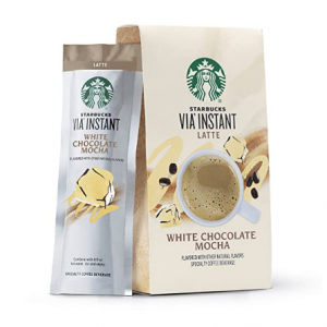 Starbucks VIA 白巧克力摩卡即溶咖啡 5小袋 @ Amazon