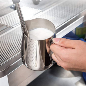 DELERKE 咖啡机用不锈钢奶泡杯 14盎司容量 @ Amazon