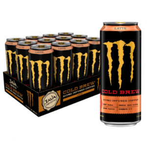 Java Monster Nitro 冷萃拿铁咖啡能量饮料 13.5oz 12罐 @ Amazon