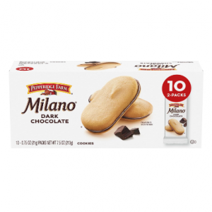 Pepperidge Farm Milano 黑巧克力夹心曲奇饼干 10包 @ Amazon