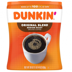 Dunkin 经典款中度烘焙咖啡粉 30oz @ Amazon