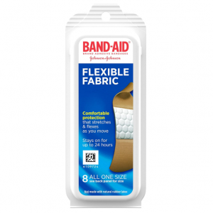 Band-Aid 弹性创可贴随身包装 8片 @ Amazon