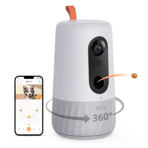 eufy 2K 宠物摄像头 可投喂零食 无月费真贴心 @ Amazon