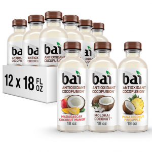 Bai Coconut 椰子口味抗氧化饮料 18oz 12瓶 @ Amazon