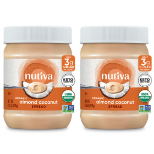 Nutiva 有机杏仁椰子酱 11.5oz 2瓶 @ Amazon