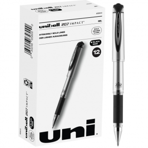 Uniball Signo 207 黑色中性笔 12支 @ Amazon
