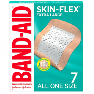 白菜价：Band-Aid 无菌超大片可贴 7片 可用于关节部位 @ Amazon