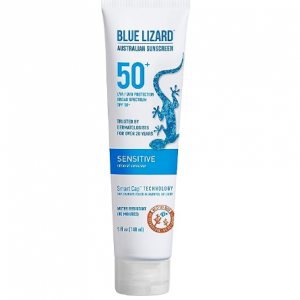 Amazon BLUE LIZARD敏感肌肤物理防晒霜 50+ 5floz热卖