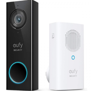Amazon - eufy Video Doorbell 2K 智能门铃 带警铃，6折