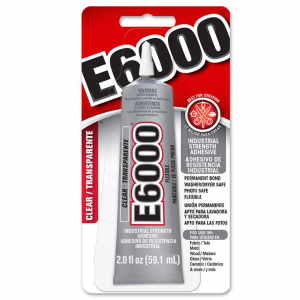 E-6000 透明强力胶 2盎司 @ Amazon