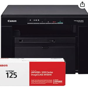 Amazon.com - Canon imageCLASS MF3010 激光黑白多功能有线打印机，7.4折