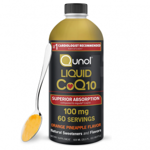 Qunol 液体辅酶Q10 100mg 橙子菠萝味 20.3oz @ Amazon