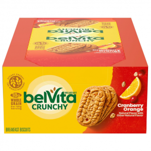 belVita 肉桂红糖口味全谷物早餐饼干 8包 @ Amazon