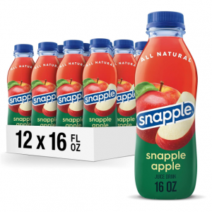 Snapple 无糖苹果茶饮 16oz 12瓶 @ Amazon