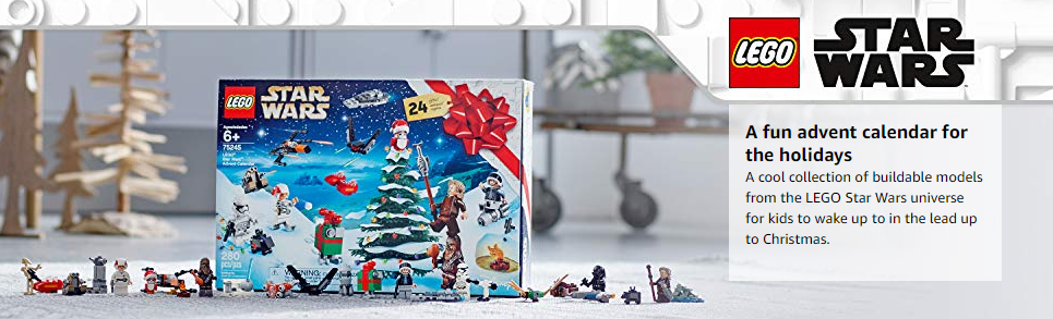 $34.82 (原价 $39.99)LEGO Star Wars 2019 星球大战 圣诞倒数日历 75245 (280 颗) @ Amazon