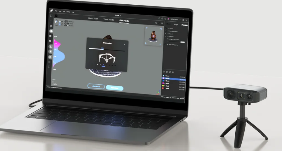 3DMakepro integrates AI intoboth the scanning process and data processing